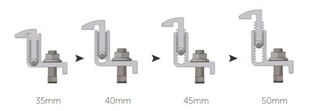 solar end clamp 30mm solar end clamp 30mm