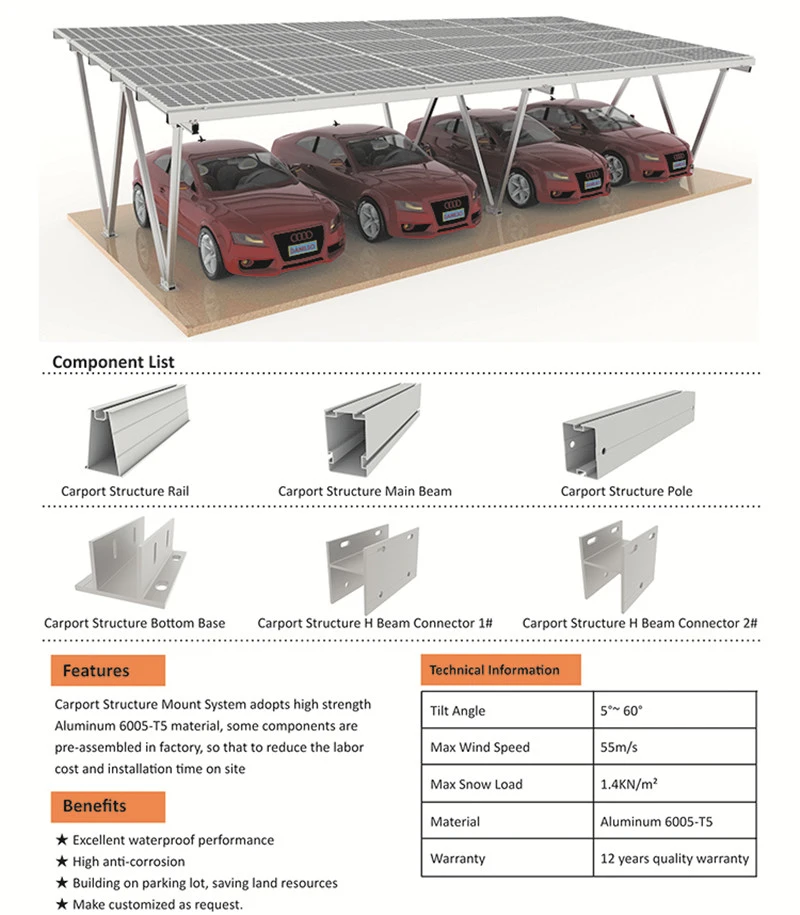 Carport Solar System Information Carport Solar System Information