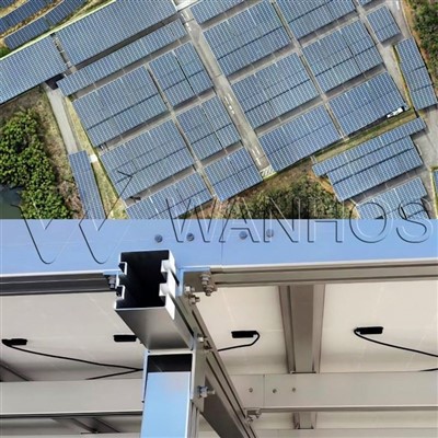 Structura parcării cu baldachin solar