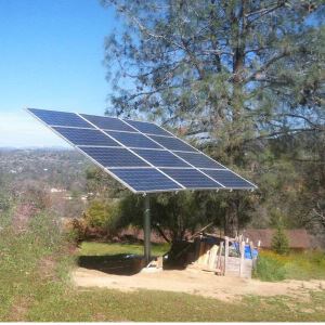 2MW Montaje Elevație Panou solar Fotovoltaica Suelo Soporte Pole Sistem de montare suport structural