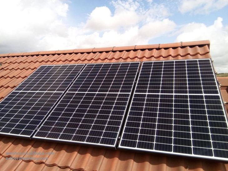 5Kw Solar Tile Roof Mounting System Easy