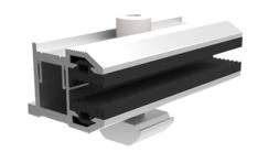 Frameless PV Panel Clamp