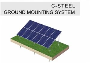 C-Steel Sistem de montare la sol a energiei solare